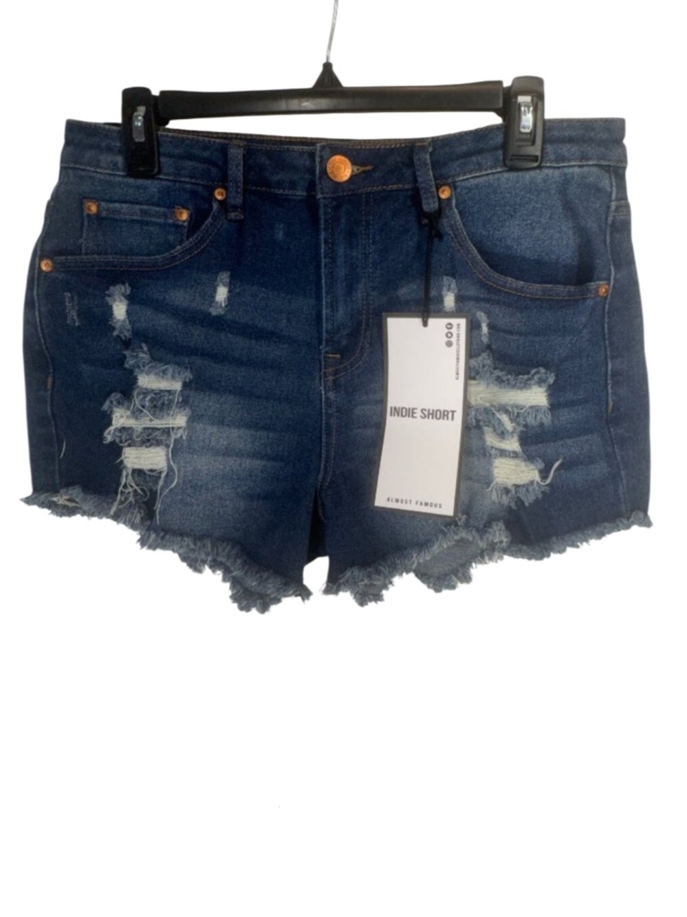 NWT Almost Famous Distressed Indie Jean Shorts